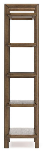 Roanhowe Brown Home Office Desk and Storage - Ella Furniture