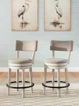 Robbinsdale Antique White Counter Height Barstool from Ella Furniture