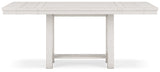 Robbinsdale Antique White Counter Height Dining Table And 4 Barstools - Ella Furniture