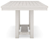 Robbinsdale Antique White Counter Height Dining Table And 4 Barstools - Ella Furniture
