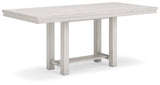 Robbinsdale Antique White Counter Height Dining Table And 6 Barstools - Ella Furniture