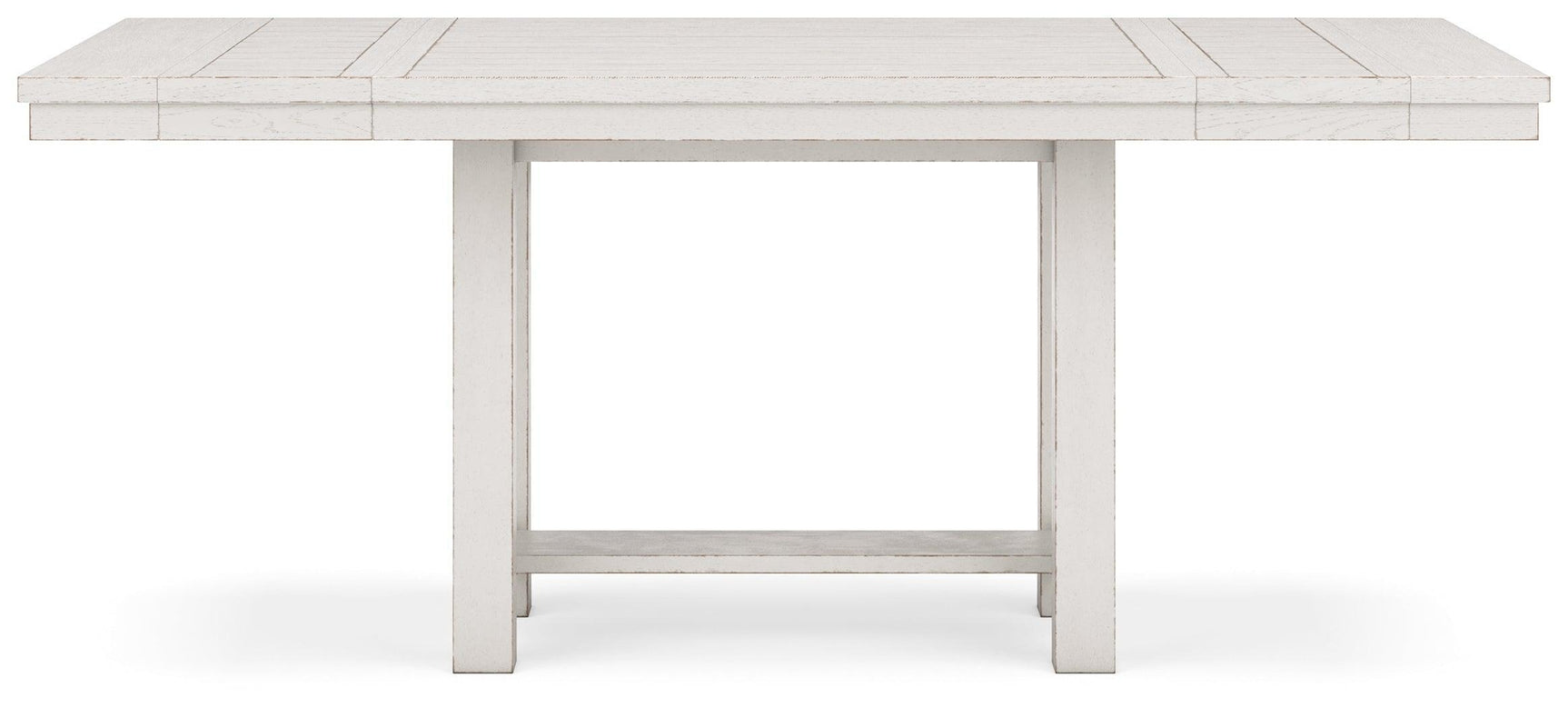 Robbinsdale Antique White Counter Height Dining Table And 8 Barstools - Ella Furniture