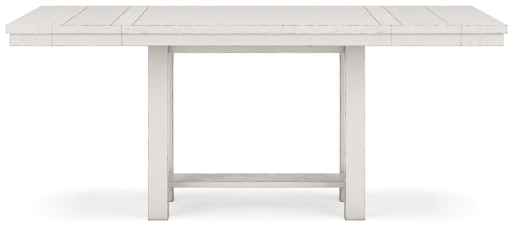 Robbinsdale Antique White Counter Height Dining Table And 8 Barstools - Ella Furniture