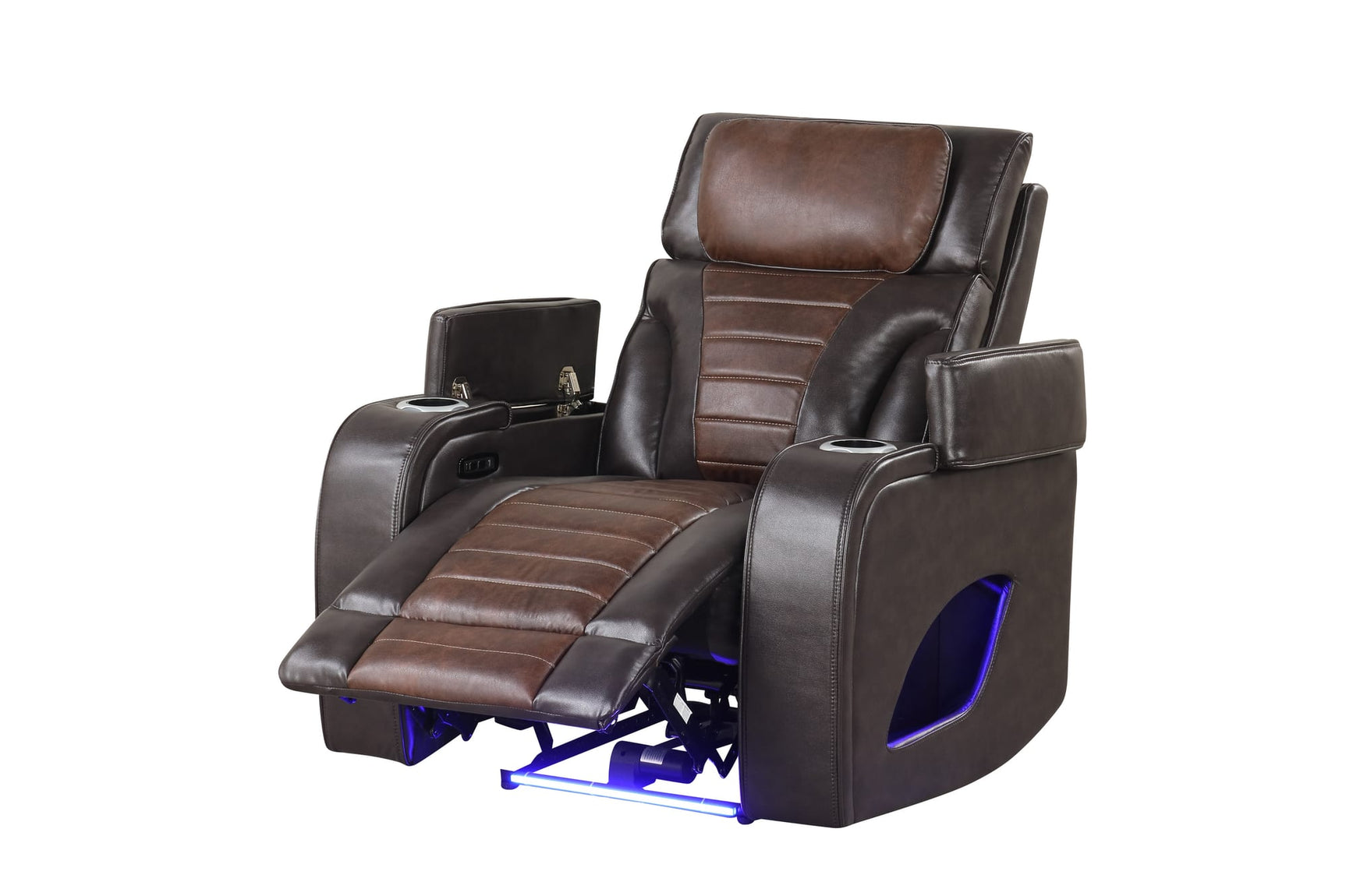 Robin Brown Air Leather Reclining 3-Piece Living Room Set view 6