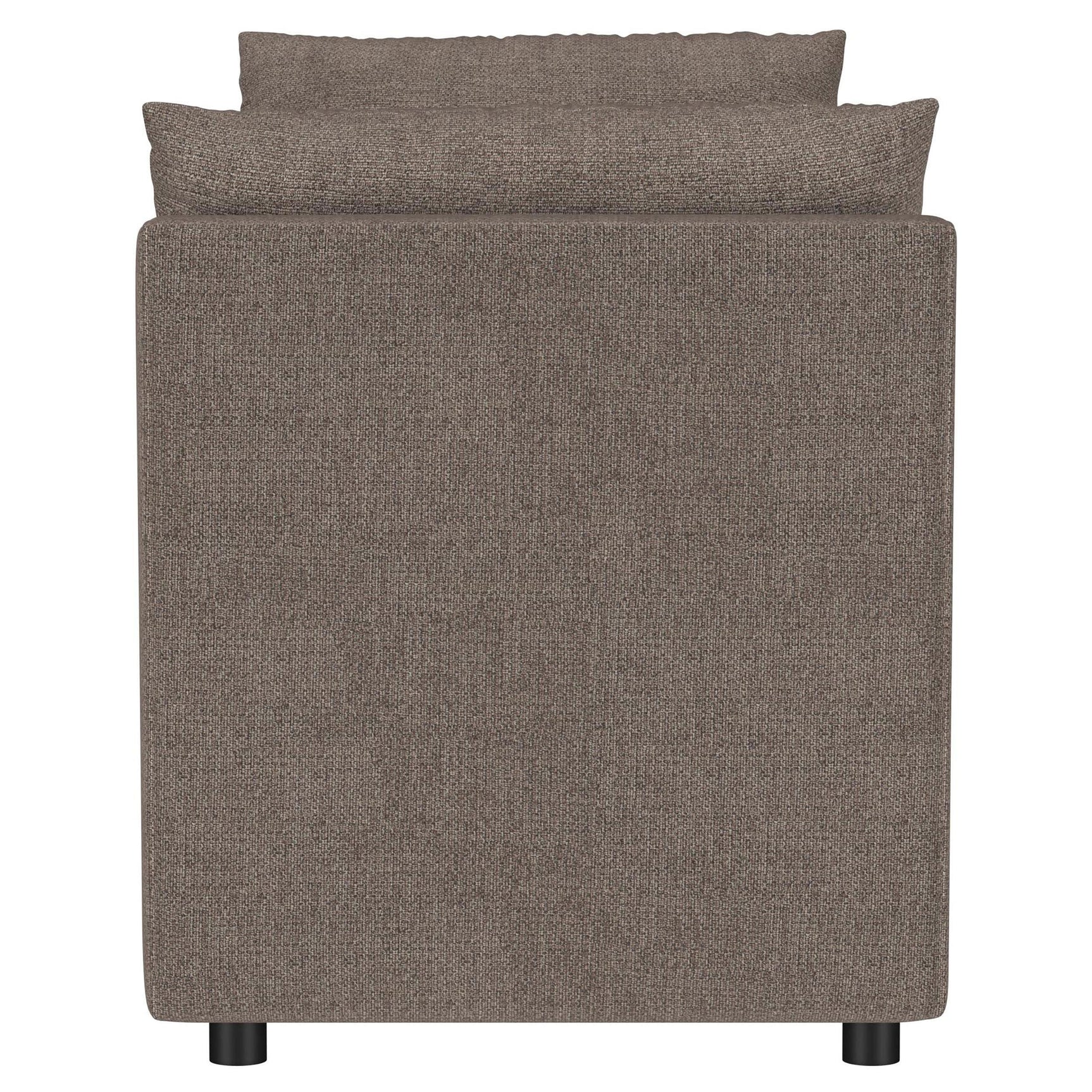 Robin Upholstered Accent Bench with Armrests Brown 910280 - Ella Furniture
