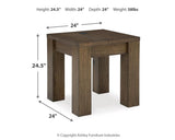 Rosswain Warm Brown Coffee Table with 2 End Tables - Ella Furniture