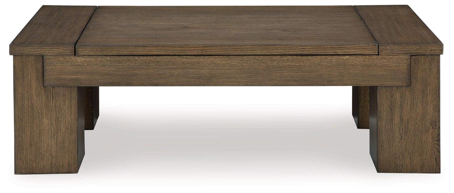 Rosswain Warm Brown Coffee Table with 2 End Tables - Ella Furniture
