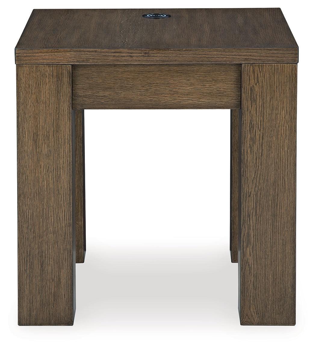 Rosswain Warm Brown Coffee Table with 2 End Tables - Ella Furniture