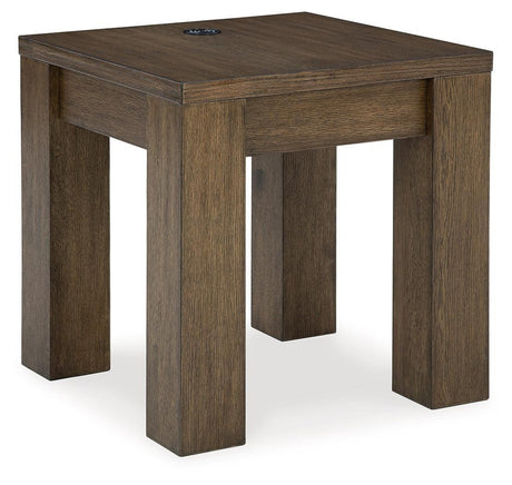 Rosswain Warm Brown Coffee Table with 2 End Tables - Ella Furniture