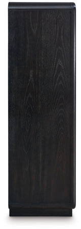Rowanbeck Black Chest of Drawers - Ella Furniture