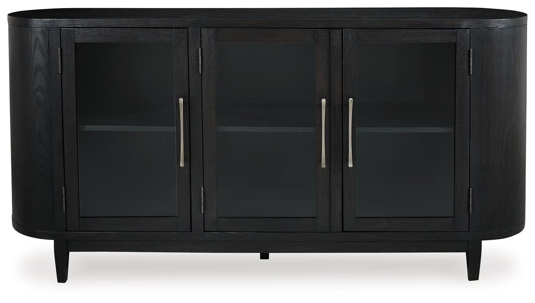 Rowanbeck Black Dining Server - Ella Furniture