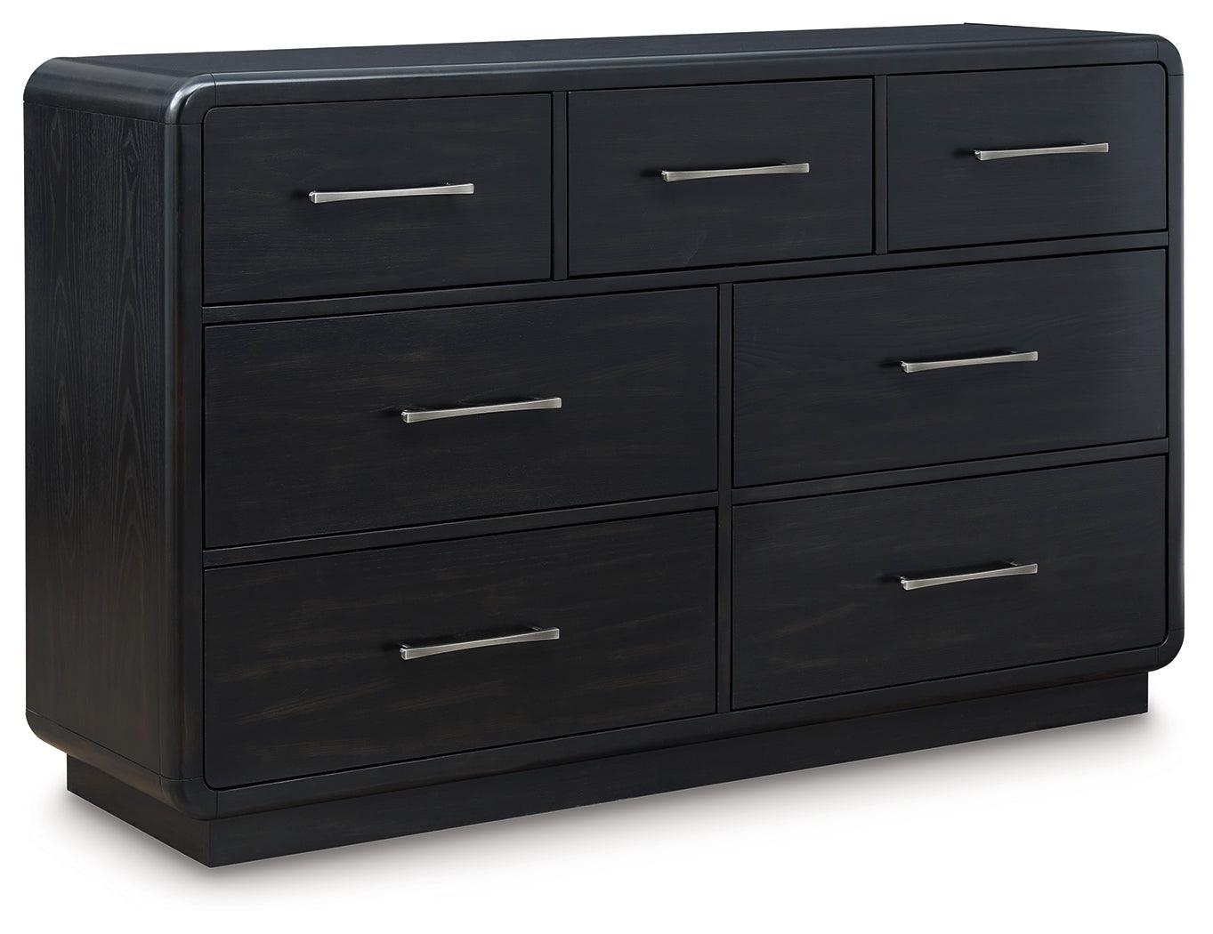 Rowanbeck Black Dresser - Ella Furniture