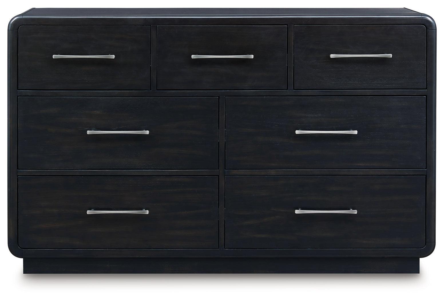 Rowanbeck Black Dresser - Ella Furniture