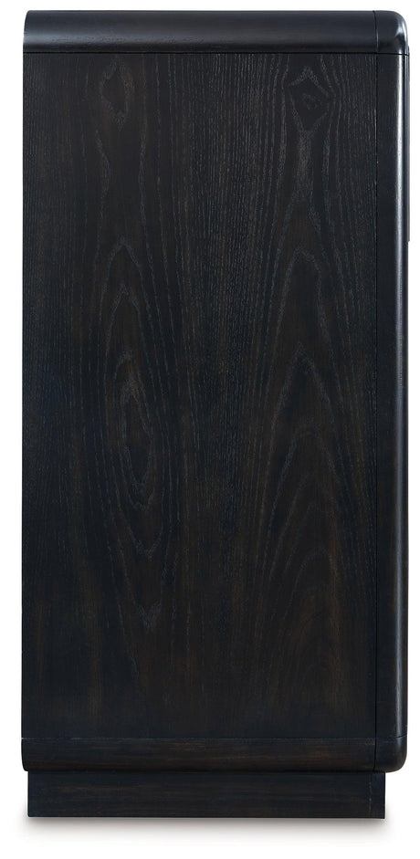 Rowanbeck Black Dresser - Ella Furniture