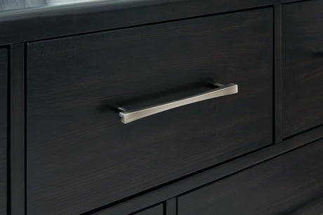 Rowanbeck Black Dresser - Ella Furniture