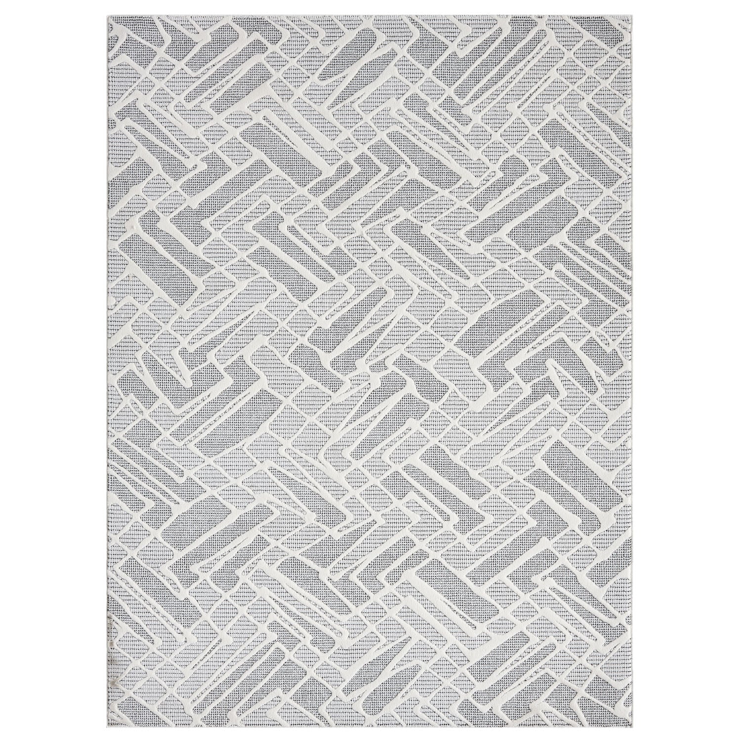 Rubix 892 Asteroid 5x7 Area Rug from Ella Furniture