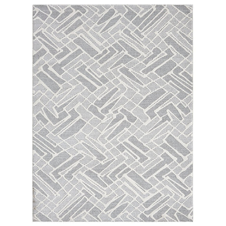 Rubix 892 Asteroid 5x7 Area Rug from Ella Furniture