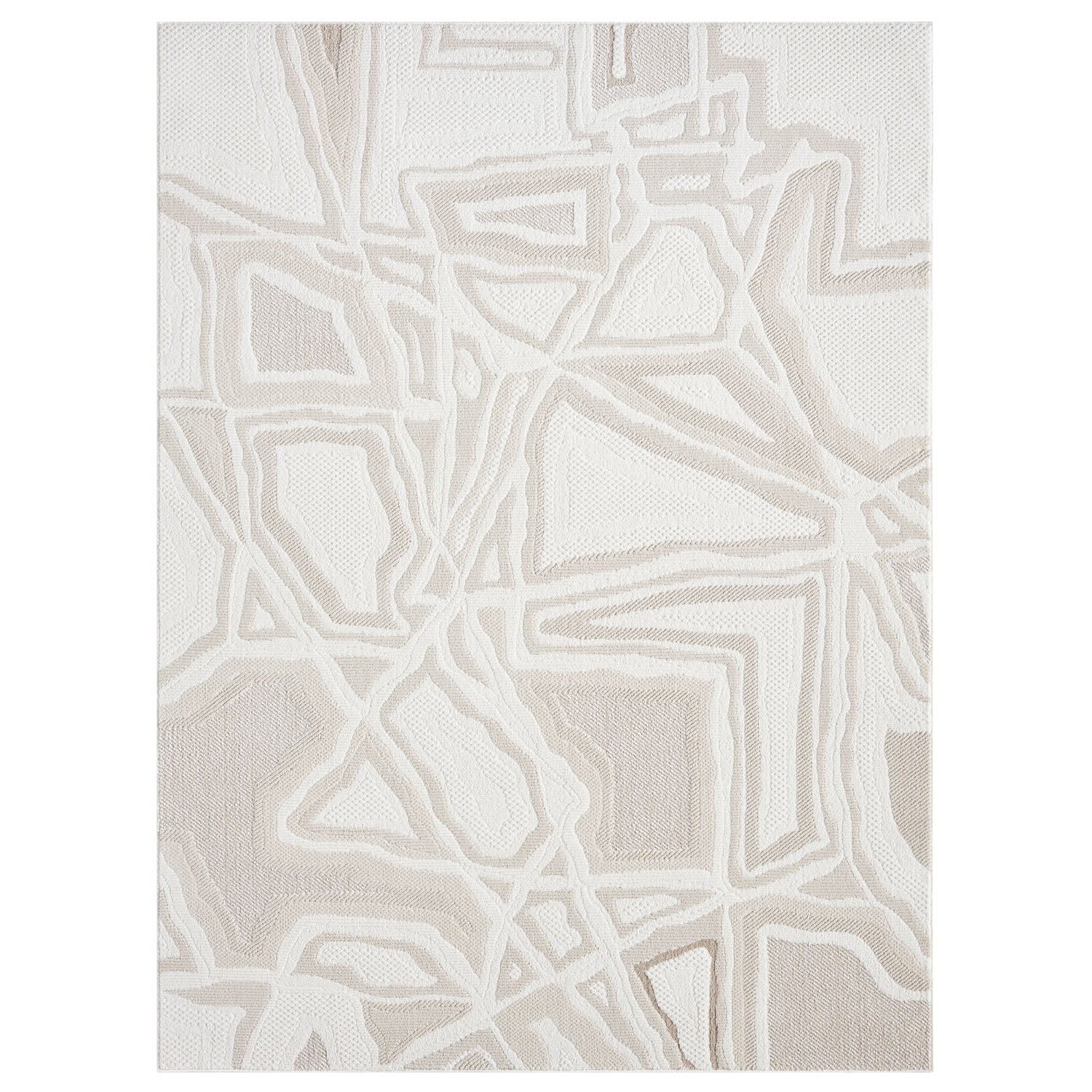 Rubix 893 Latte 5x7 Area Rug from Ella Furniture