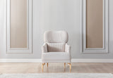 Linda Ivory Velvet Chair