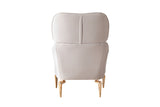 Linda Ivory Velvet Chair