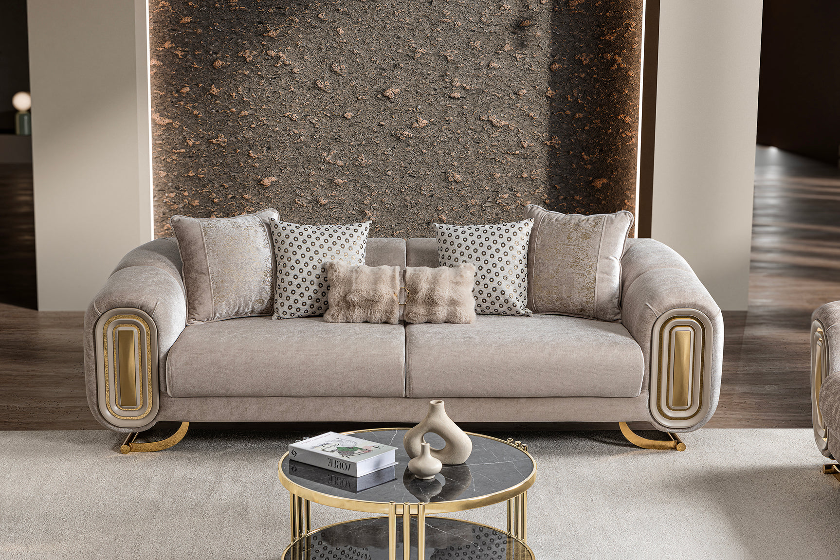 Romeo Beige Living Room Set