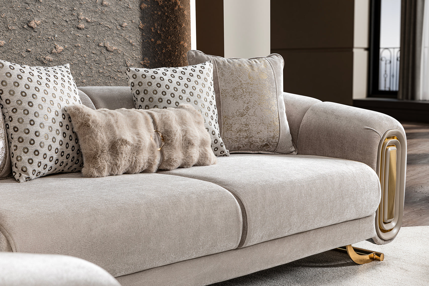 Romeo Beige Living Room Set