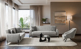 Palermo Light Gray Living Room Set