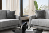 Palermo Light Gray Living Room Set