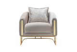 Romance Light Gray Living Room Set