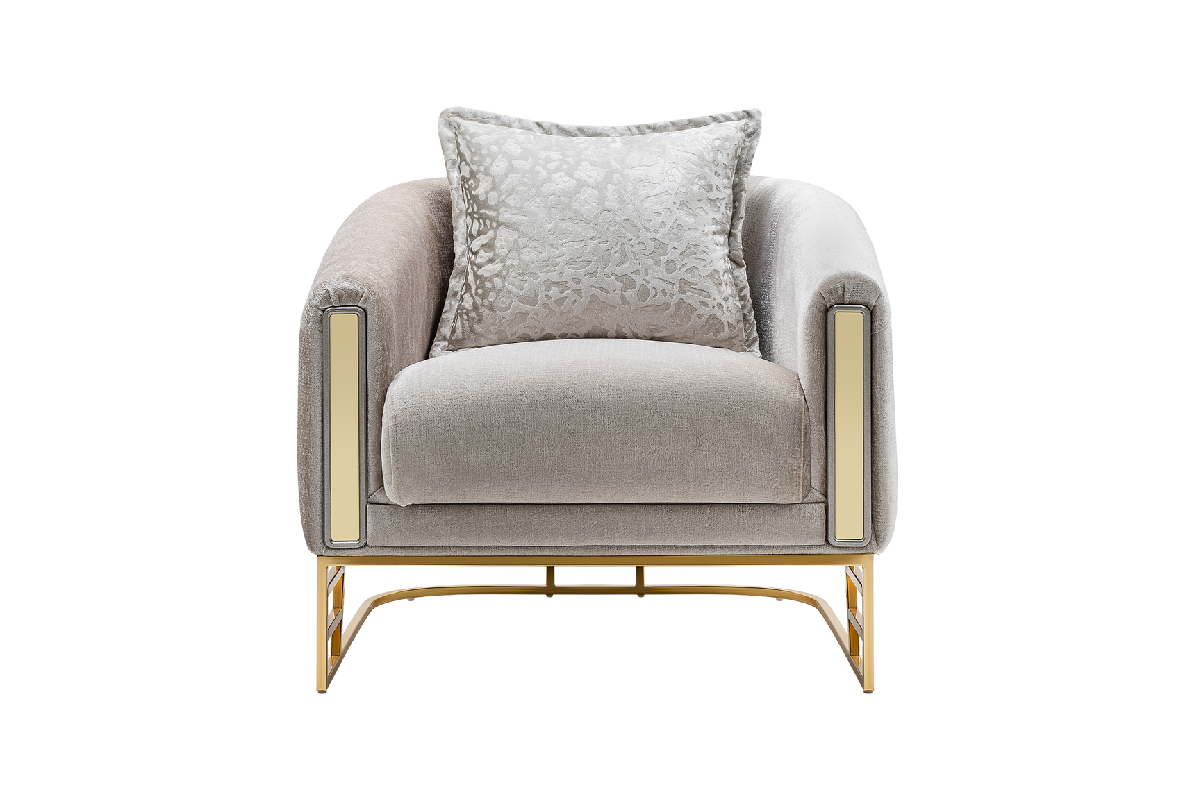 Romance Light Gray Living Room Set
