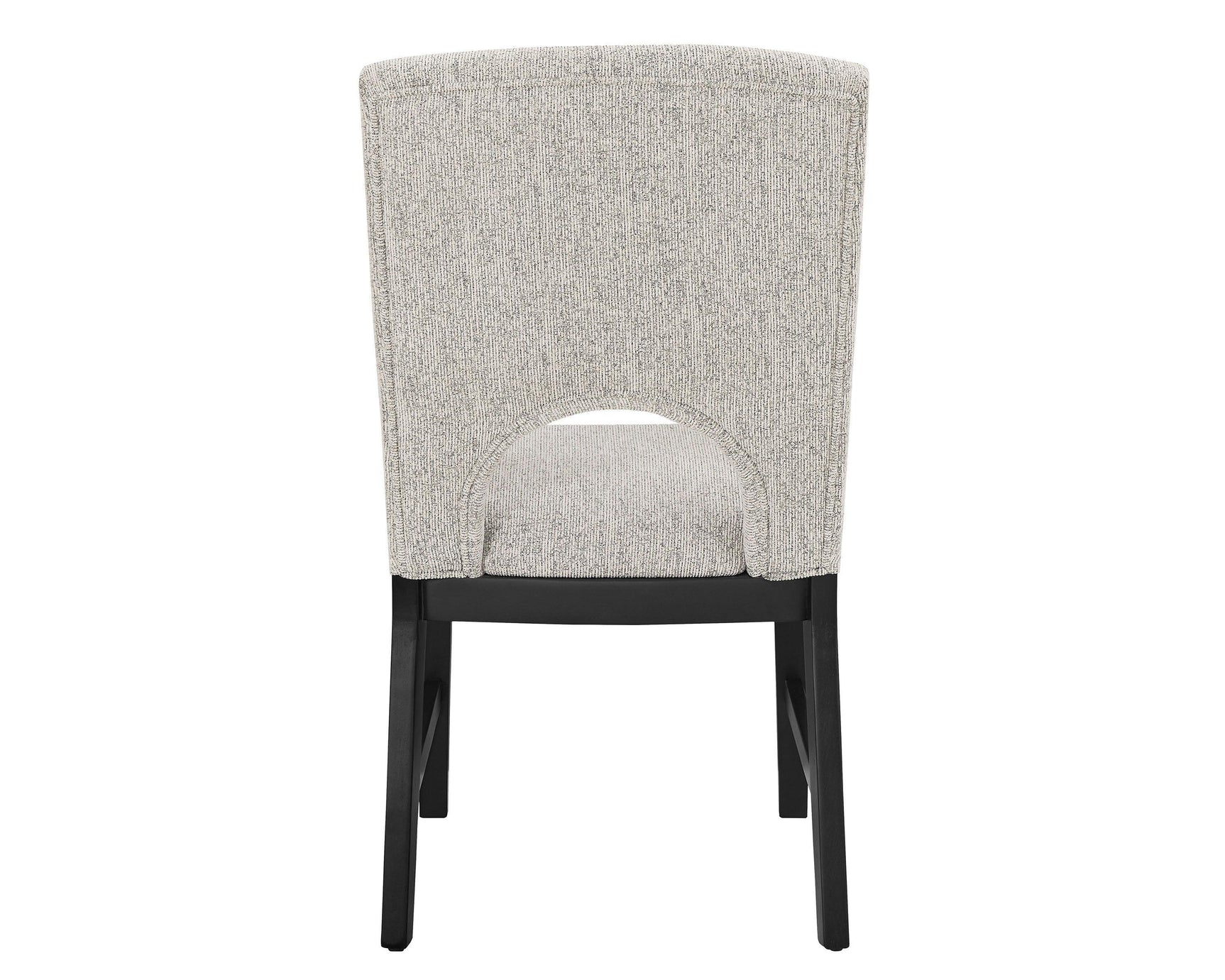 Rupert Black Modern Solid Wood And Veneers Polyester Round Dining Room Set - Ella Furniture
