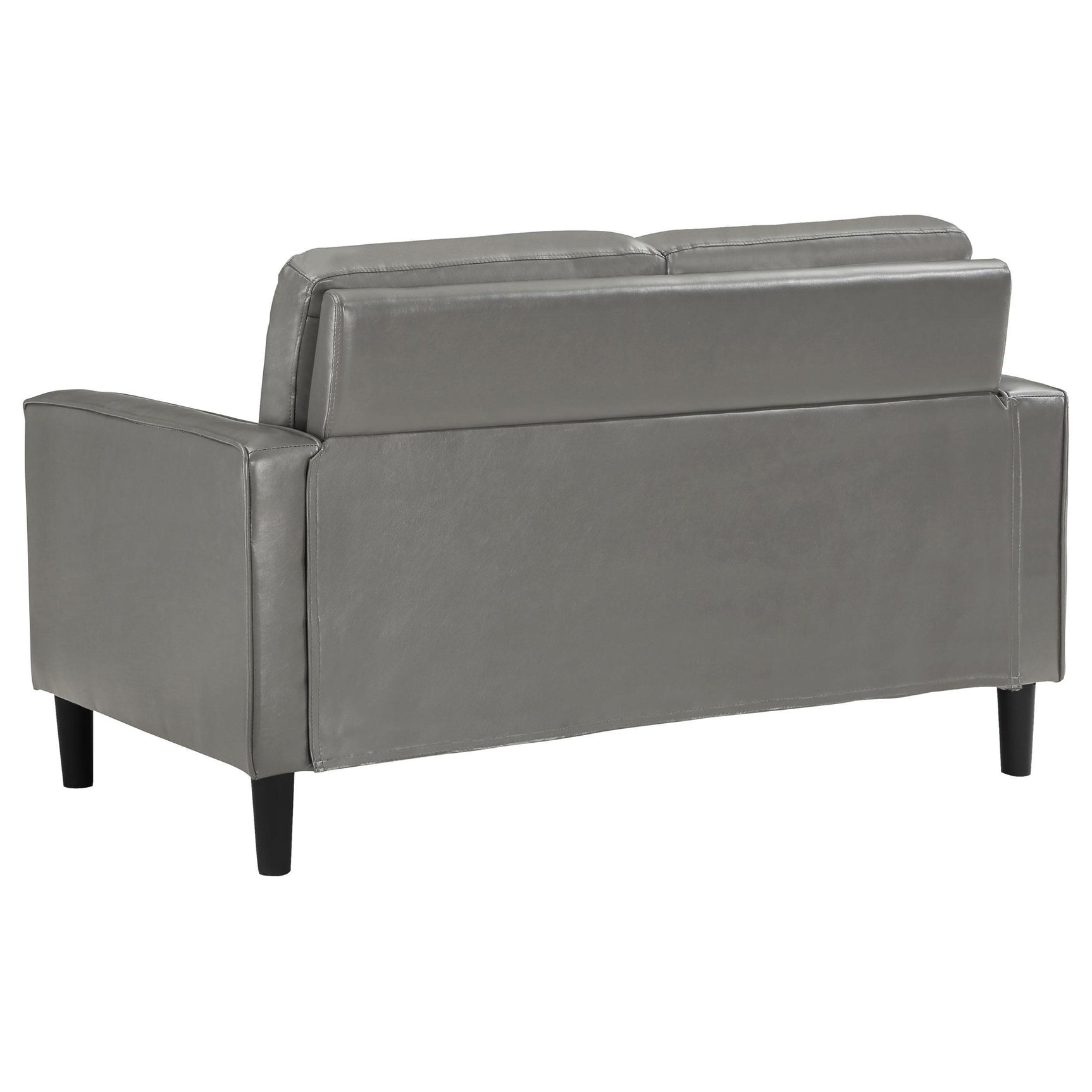 Ruth 2-piece Upholstered Track Arm Sofa Set Grey 508365-S2 - Ella Furniture