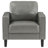 Ruth 3-piece Upholstered Track Arm Sofa Set Grey 508365-S3 - Ella Furniture