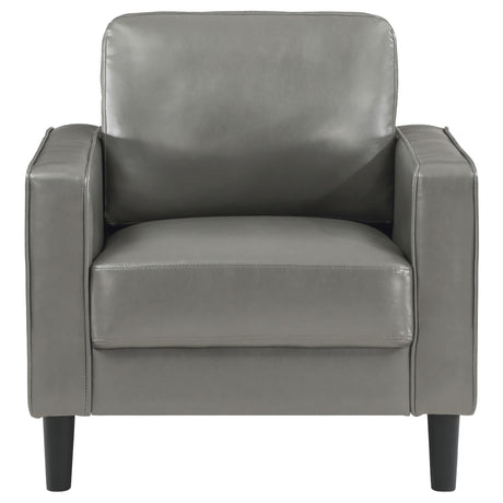 Ruth 3-piece Upholstered Track Arm Sofa Set Grey 508365-S3 - Ella Furniture