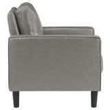 Ruth 3-piece Upholstered Track Arm Sofa Set Grey 508365-S3 - Ella Furniture