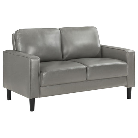 Ruth 3-piece Upholstered Track Arm Sofa Set Grey 508365-S3 - Ella Furniture