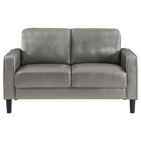 Ruth 3-piece Upholstered Track Arm Sofa Set Grey 508365-S3 - Ella Furniture