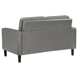 Ruth 3-piece Upholstered Track Arm Sofa Set Grey 508365-S3 - Ella Furniture