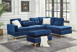 S123 Joy (Blue) (Storage Ottoman) - Ella Furniture