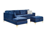 S123 Joy (Blue) (Storage Ottoman) - Ella Furniture