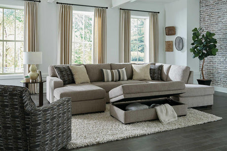 S1674 Bri Pewter Sectional - Ella Furniture