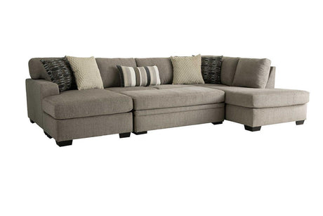 S1674 Bri Pewter Storage Ottoman - Ella Furniture