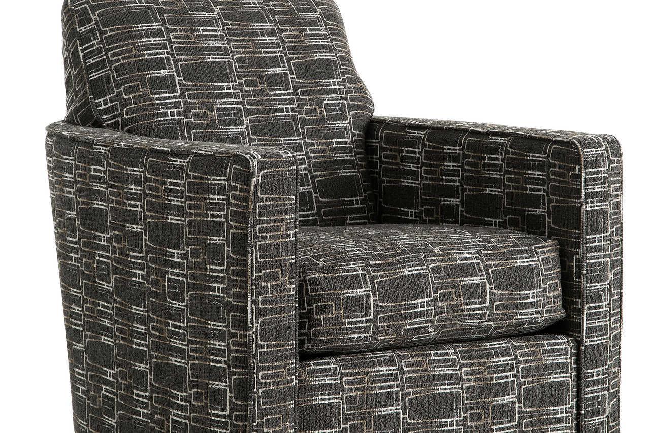 S1674 Bri Pewter Storage Ottoman - Ella Furniture