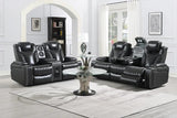 S1677 Zeus (Grey) (3Pcs Power Reclining Sofa, Loveseat And Recliner) - Ella Furniture
