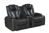 S1677 Zeus (Grey) (3Pcs Power Reclining Sofa, Loveseat And Recliner) - Ella Furniture