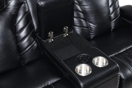 S1677 Zeus (Grey) (3Pcs Power Reclining Sofa, Loveseat And Recliner) - Ella Furniture