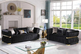 S2003 Anna (Black) (Chair) - Ella Furniture
