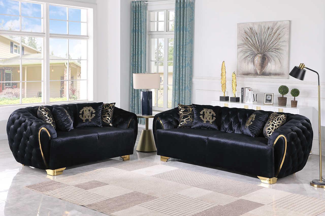 S2004 Mila (Black) (Chair) - Ella Furniture