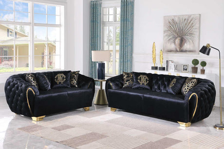 S2004 Mila (Black) (Chair) - Ella Furniture