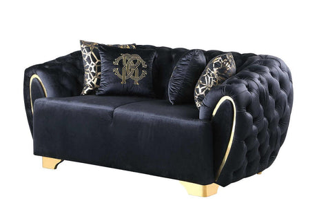 S2004 Mila (Black) (Chair) - Ella Furniture